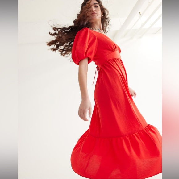 NWT Coral Midi Dress - Picture 3 of 6